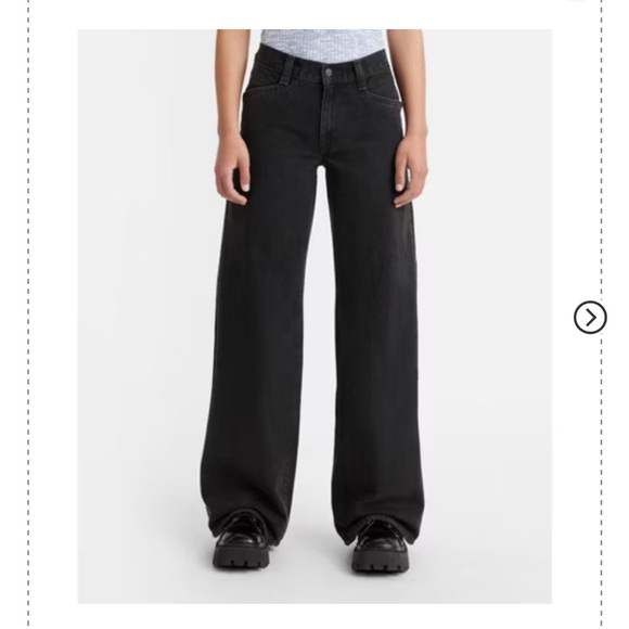Levi’s 94 baggy wide leg jeans in Overexposure black - Picture 1 of 3